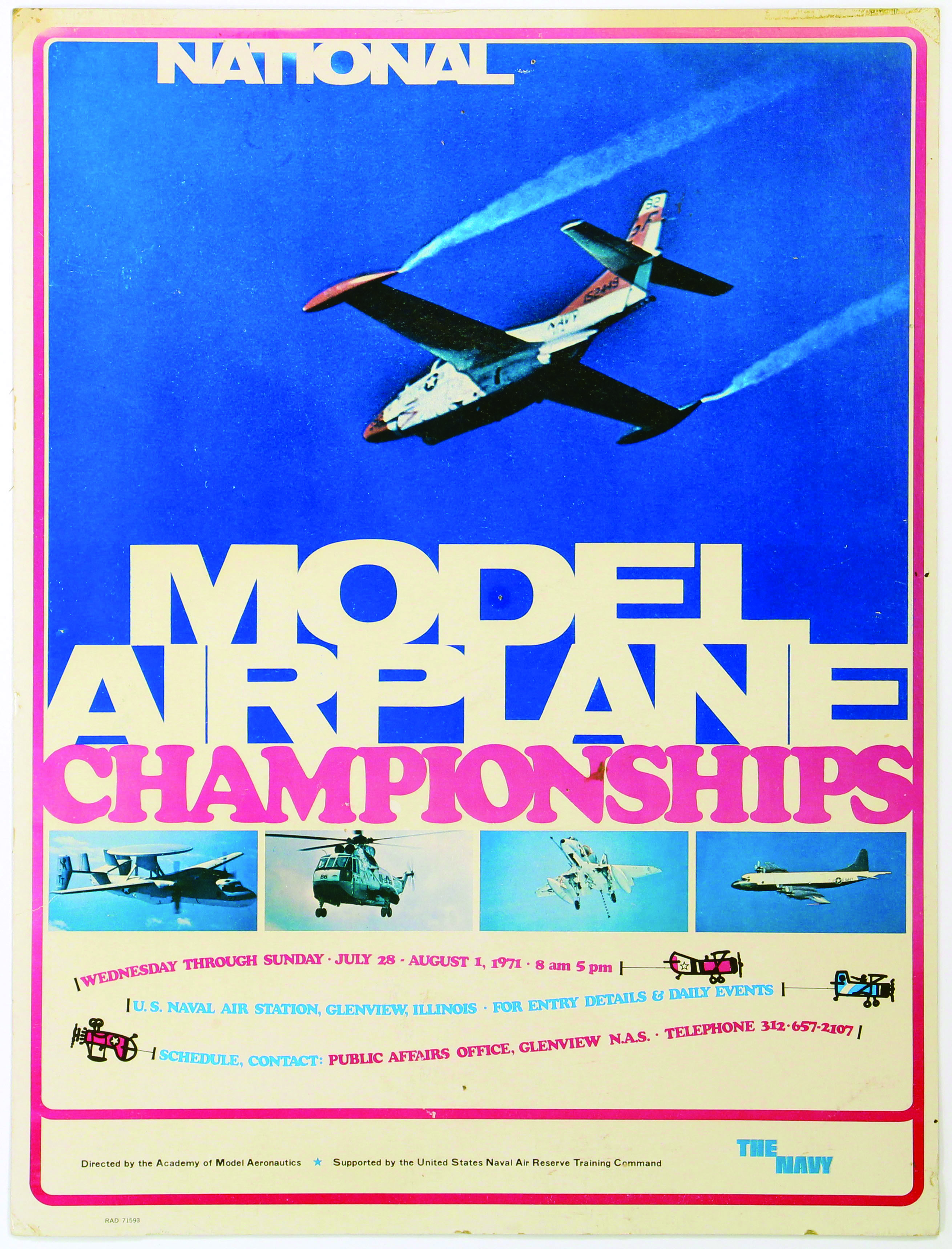Nats promotional poster (National Model Aviation Museum Archives, #0001 AMA Collection). 